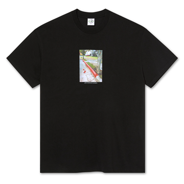 Polar Skate Co T-shirt s/s Red Curb Black